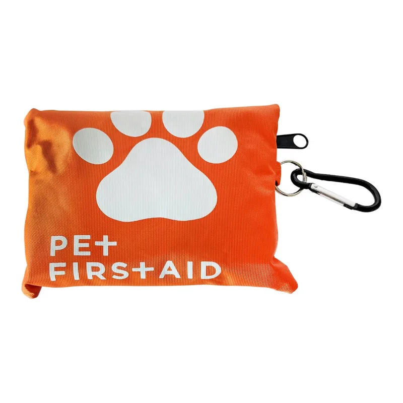 19-Piece Pet First Aid Kit with Carabiner: Essential Gear