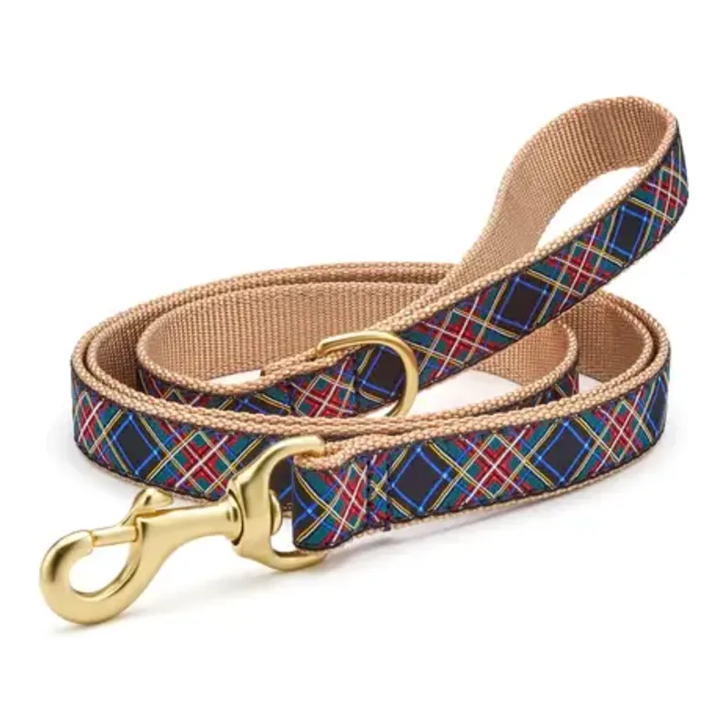 Black Tartan Dog Lead