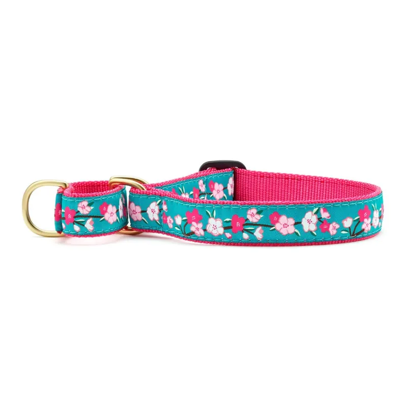 Cherry Blossoms Martingale Dog Collar