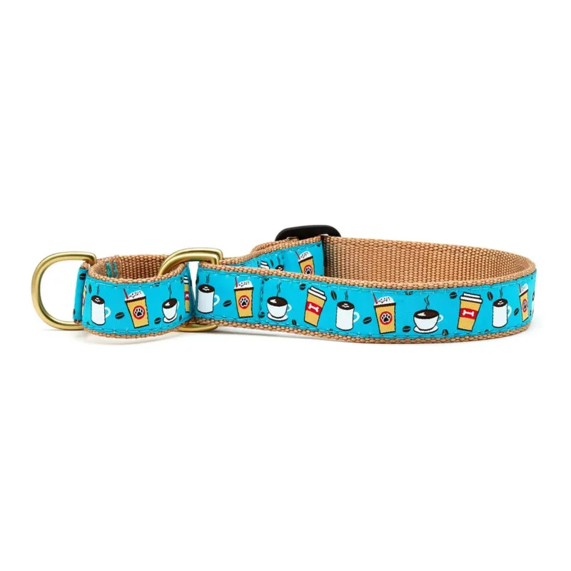 Coffee Nut Martingale Dog Collar