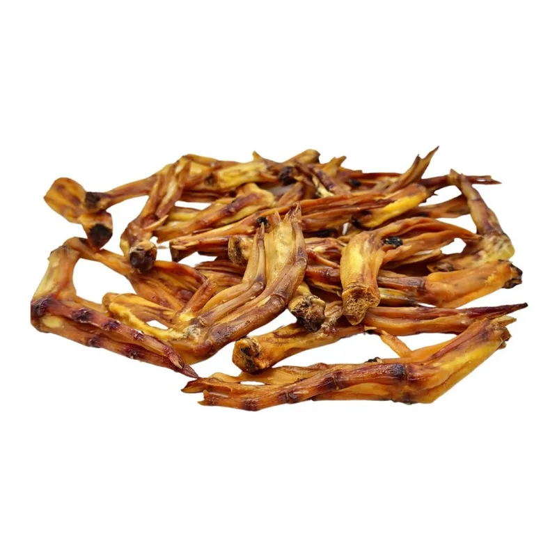Duck Feet Dog Treats - Single-Ingredient Chews (25/Bag)