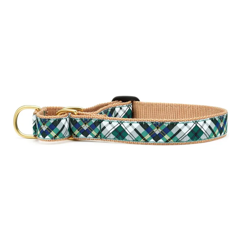 Gordon Plaid Martingale Dog Collar