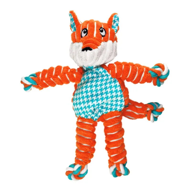 Kong® Floppy Knots Fox Dog Rope Toy Small/Medium