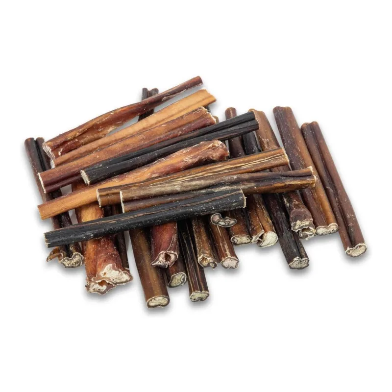 Natural Beef Bully Stick Dog Treats - 6" Standard (25/Bag)